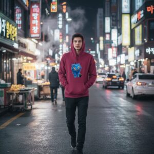 Derpy Tiger – Sudadera Retro Las Guerreras K-Pop | k-Pop Demon Hunters | Arte Anime by Digikemon4Design